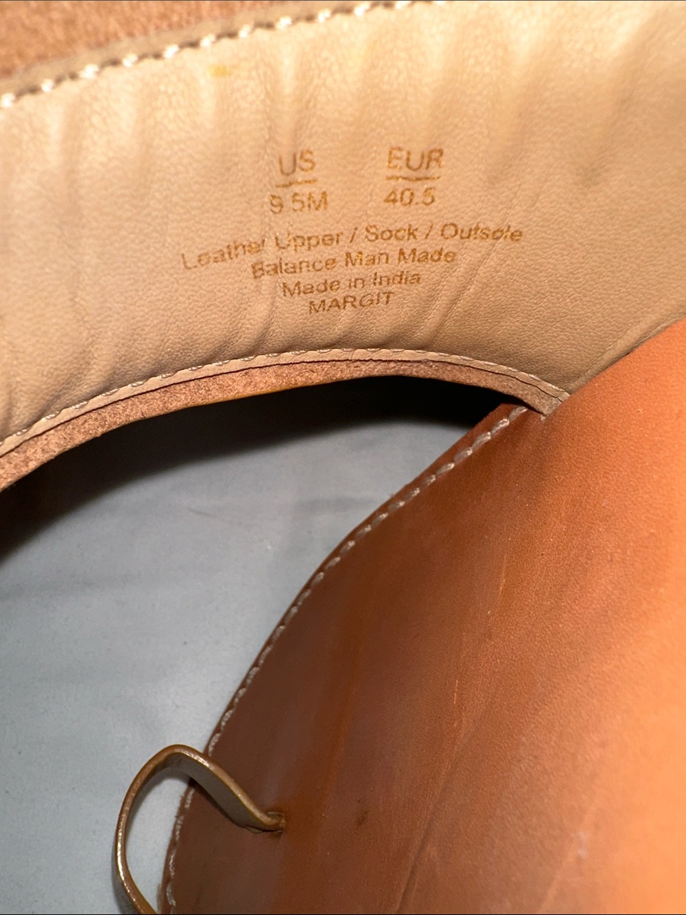 Sam Edelman Women’s Brown Leather Toe-Loop Slide Sandals - Picture 7 of 7